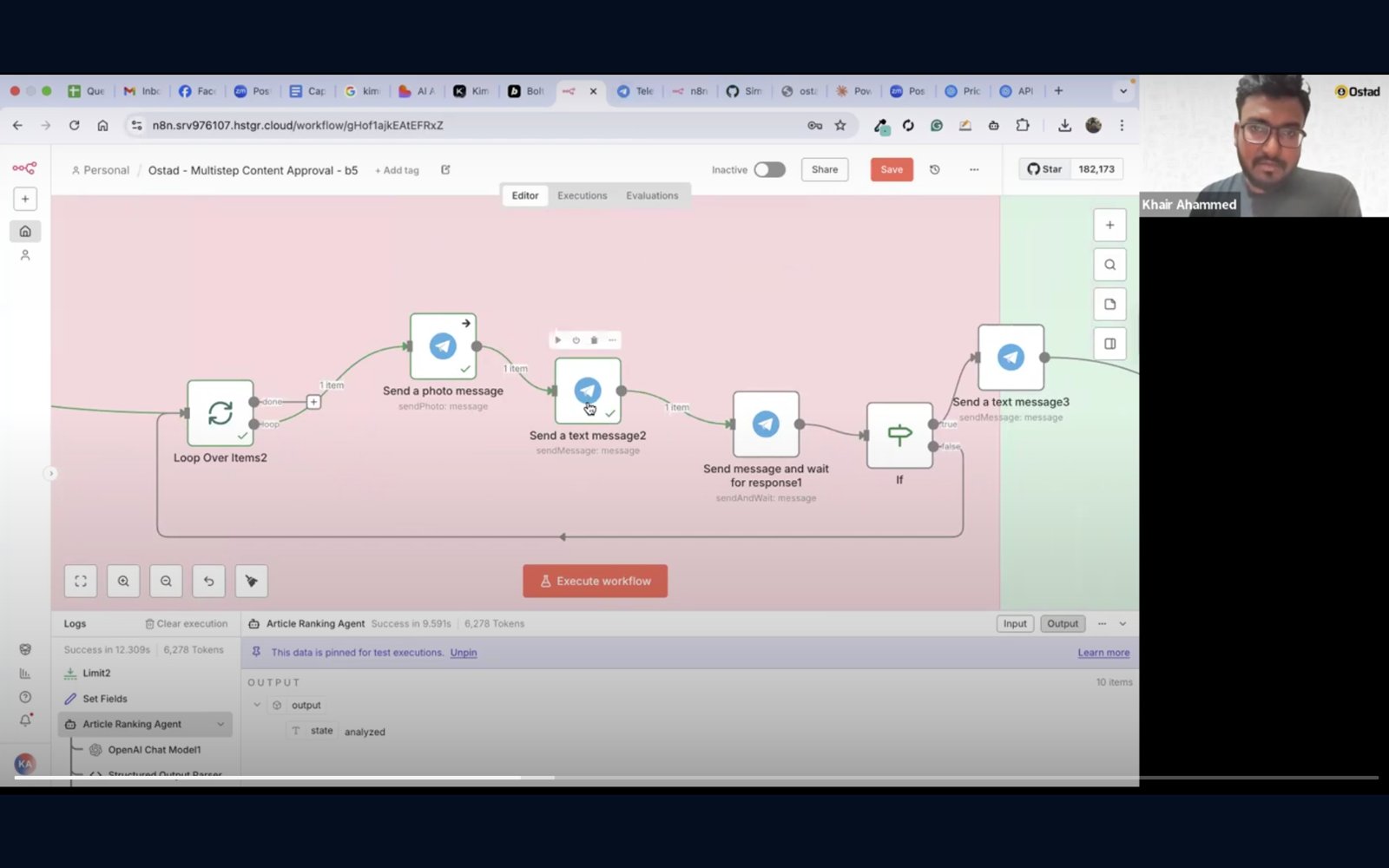 Teaching n8n Agent Workflows — Live